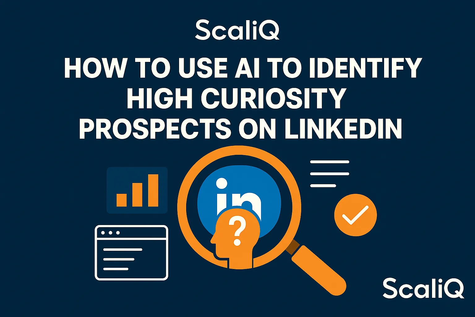 AI analyzing LinkedIn signals to surface high-curiosity prospects for smarter outreach prioritization