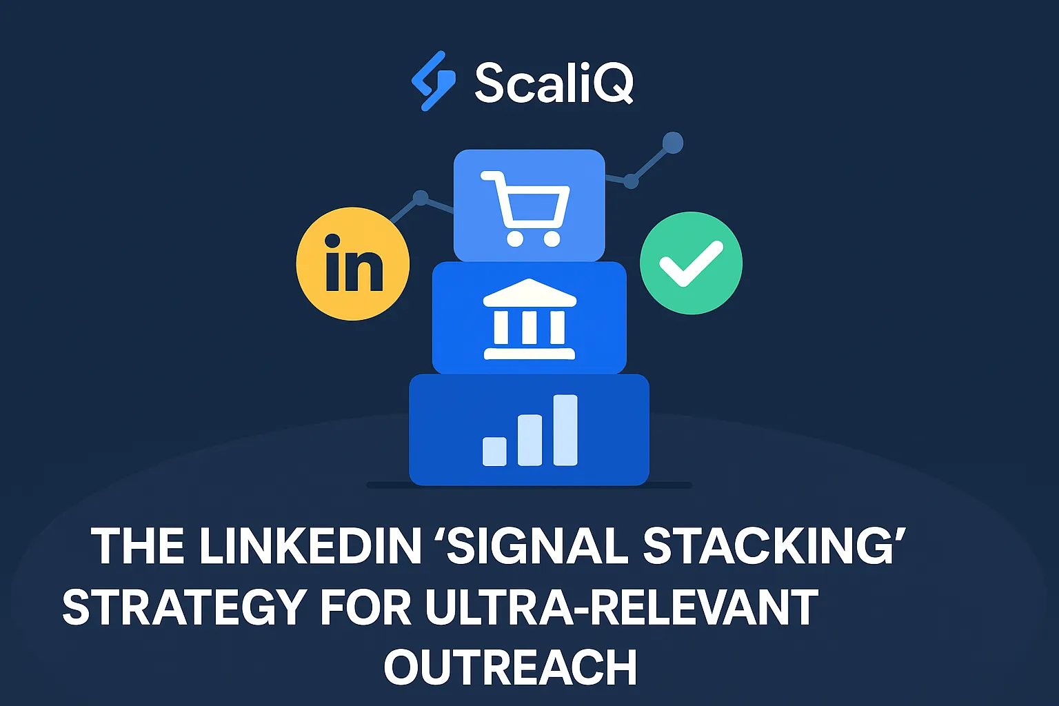 LinkedIn outreach dashboard with layered buyer intent signals highlighting high-priority prospects