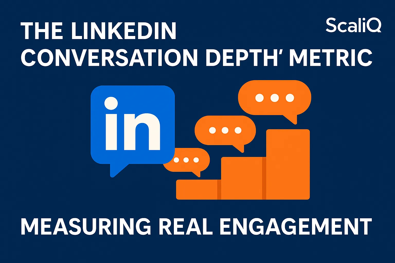 LinkedIn chat threads with engagement analytics highlighting deeper replies and qualified meeting potential