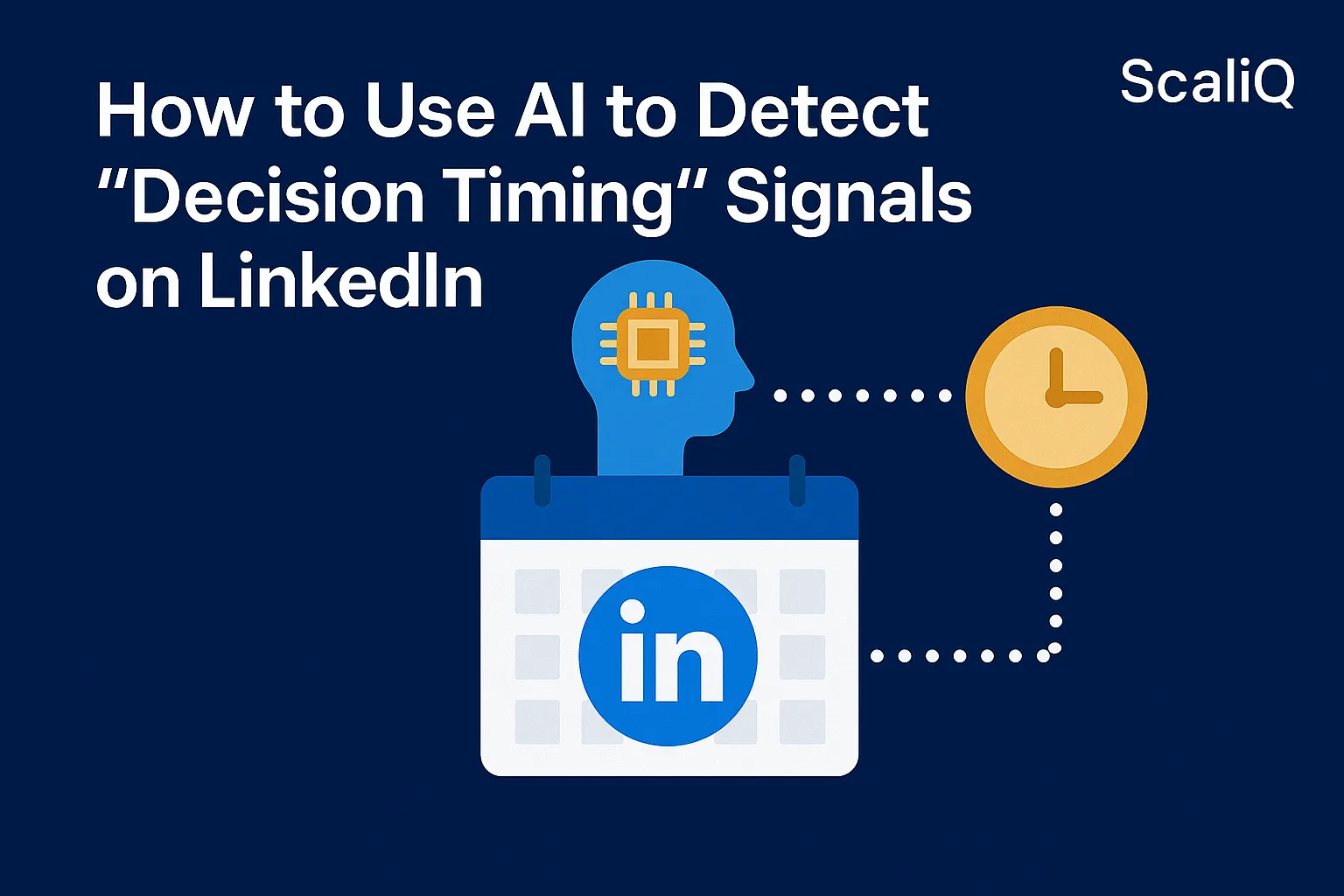 AI analyzing LinkedIn engagement signals to spot real buying windows for better outbound timing