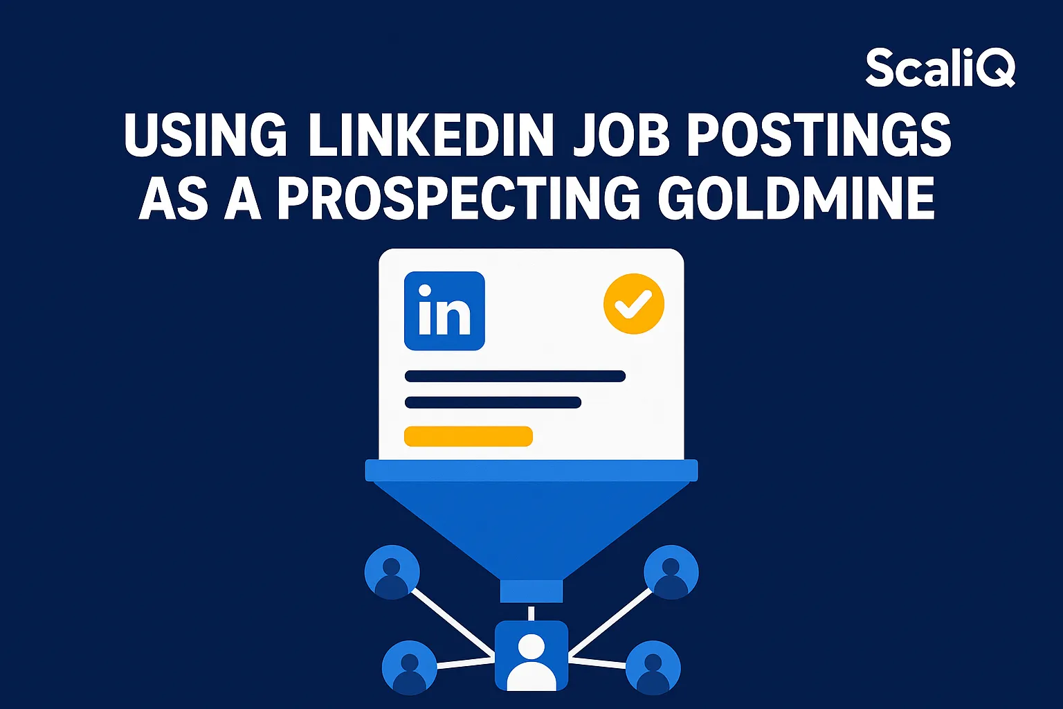 Sales rep analyzing LinkedIn hiring signals to target AI-personalized outreach to high-intent prospects