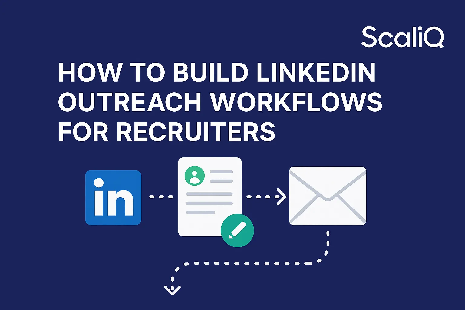A recruiter engaging with candidates on LinkedIn, showcasing personalized outreach strategies and workflow tools for effective networking.