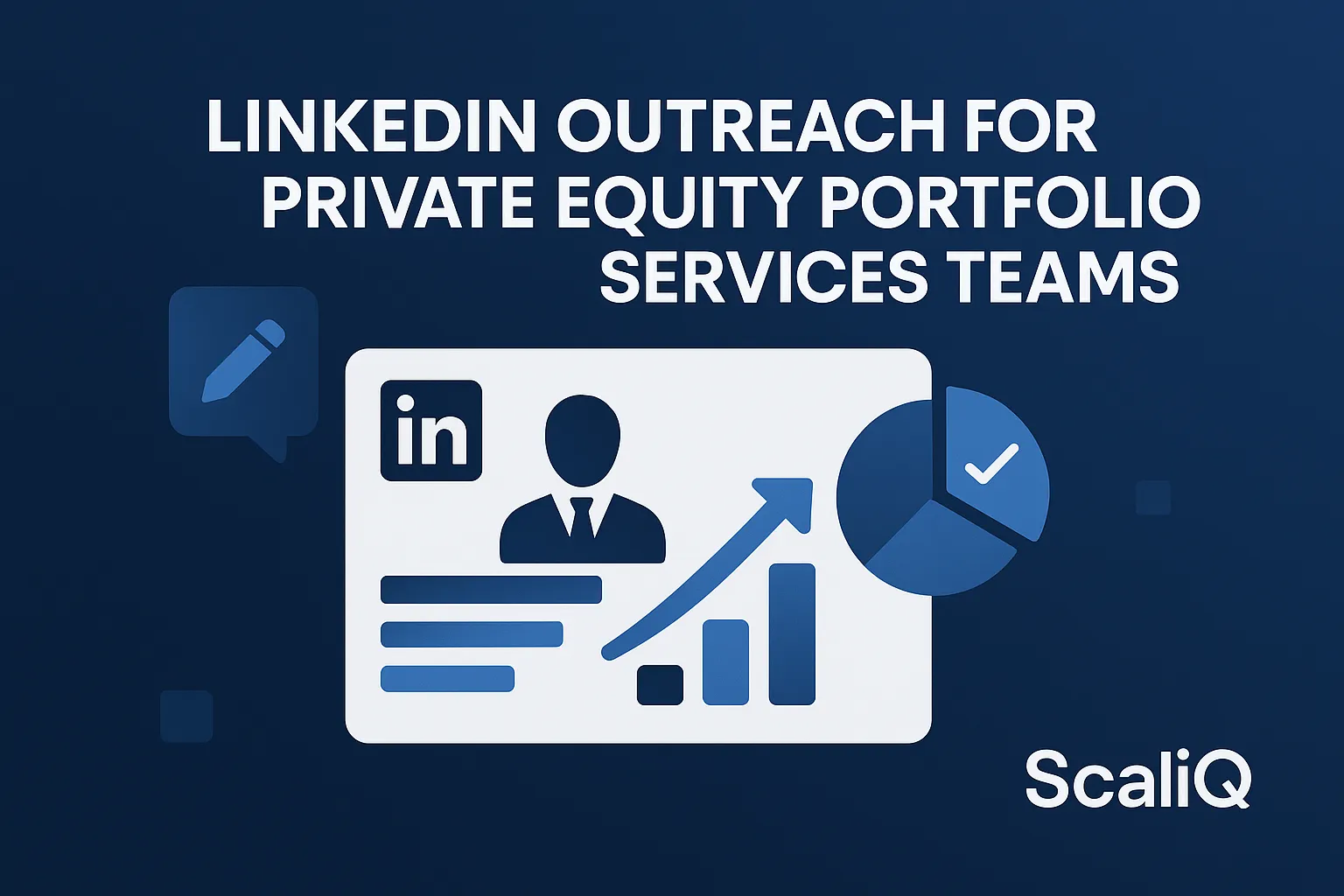 LinkedIn outreach strategy for private equity portfolio teams, with account segmentation and stakeholder mapping visuals
